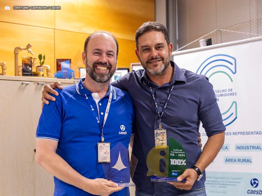 Caesb é reconhecida pela CGDF por divulgar informações públicas de forma transparente