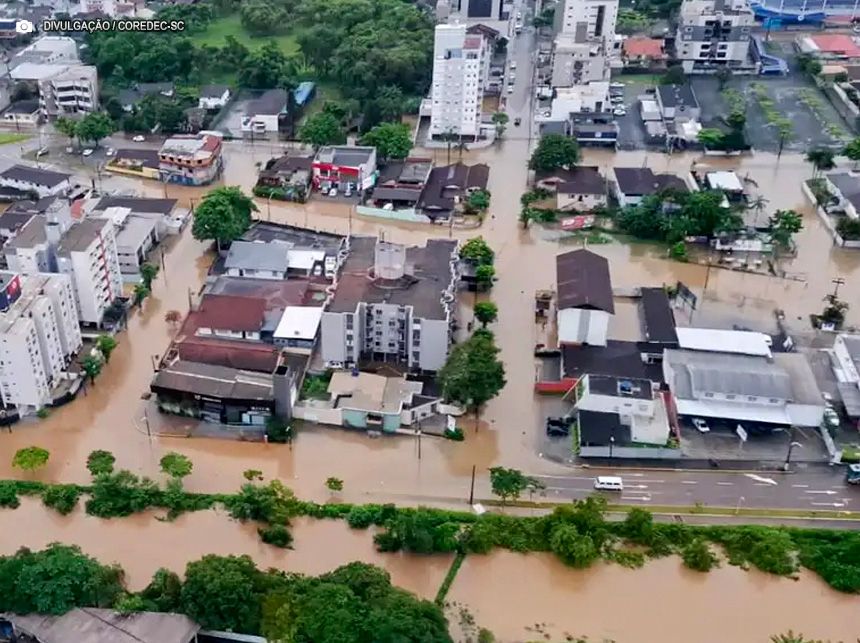 Ministério da Saúde monitora chuvas em Santa Catarina