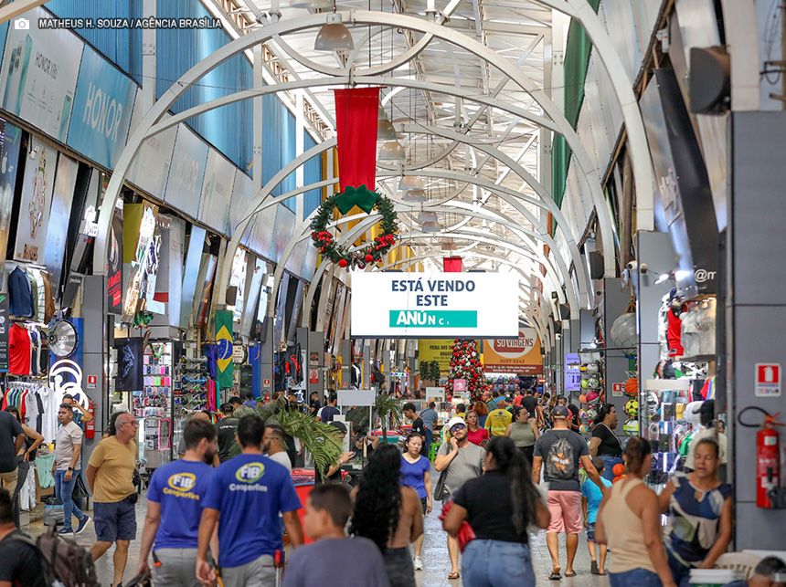 Comércio do DF projeta crescimento de 9% nas vendas de fim de ano