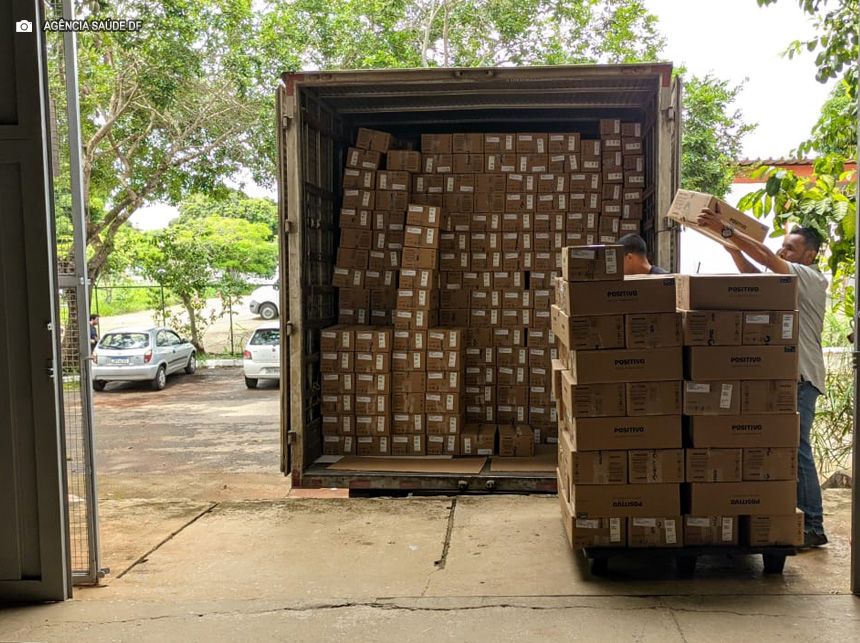 Saúde do DF recebe 2.500 computadores novos