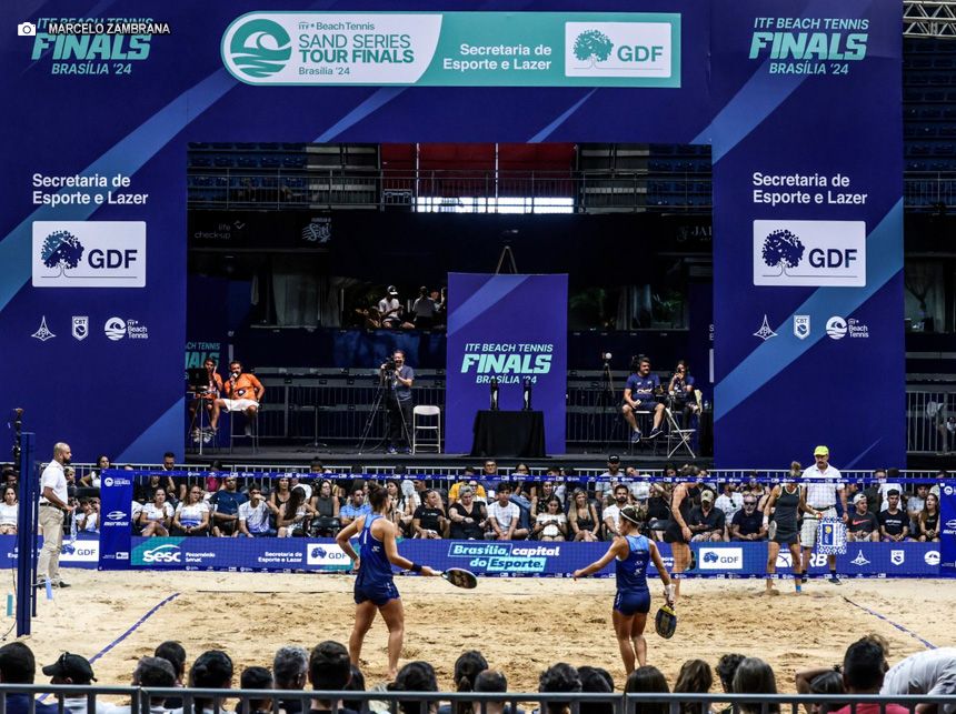 Brasileiros são finalistas e decidem título inédito do ITF Beach Tennis Finals em Brasília