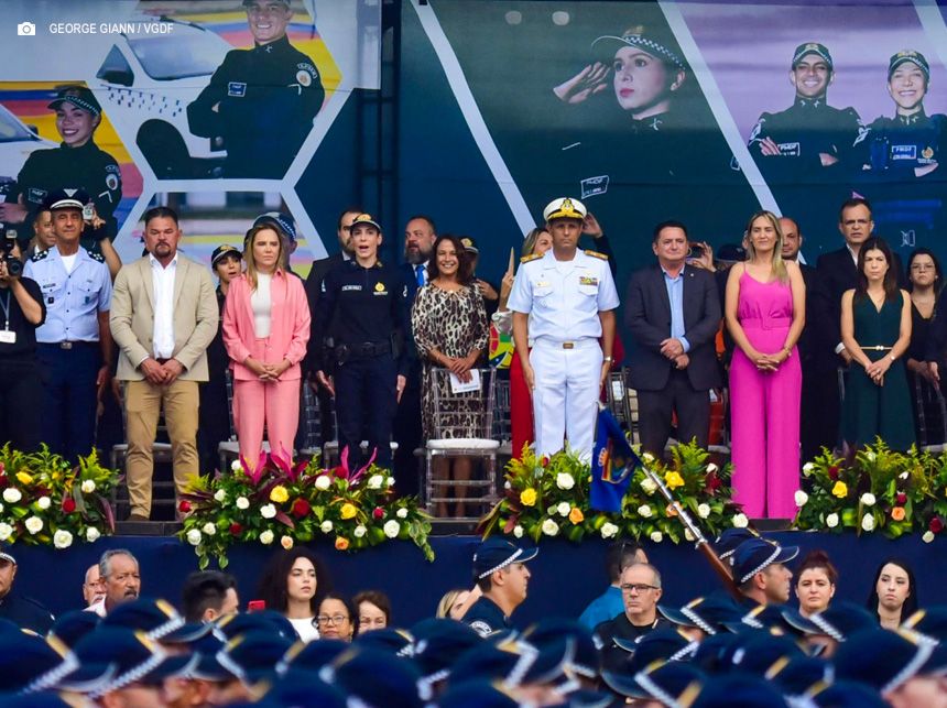 Alunos do curso de formação de praças participam de solenidade de incorporação da PMDF