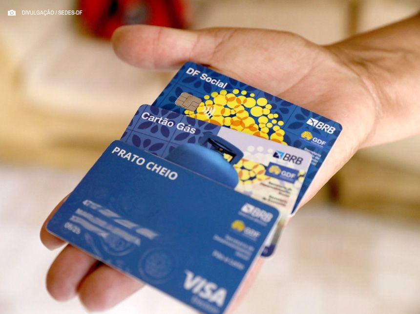 GDF libera mais de R$ 42 milhões para pagamento do Cartão Prato Cheio, Cartão Gás e DF Social