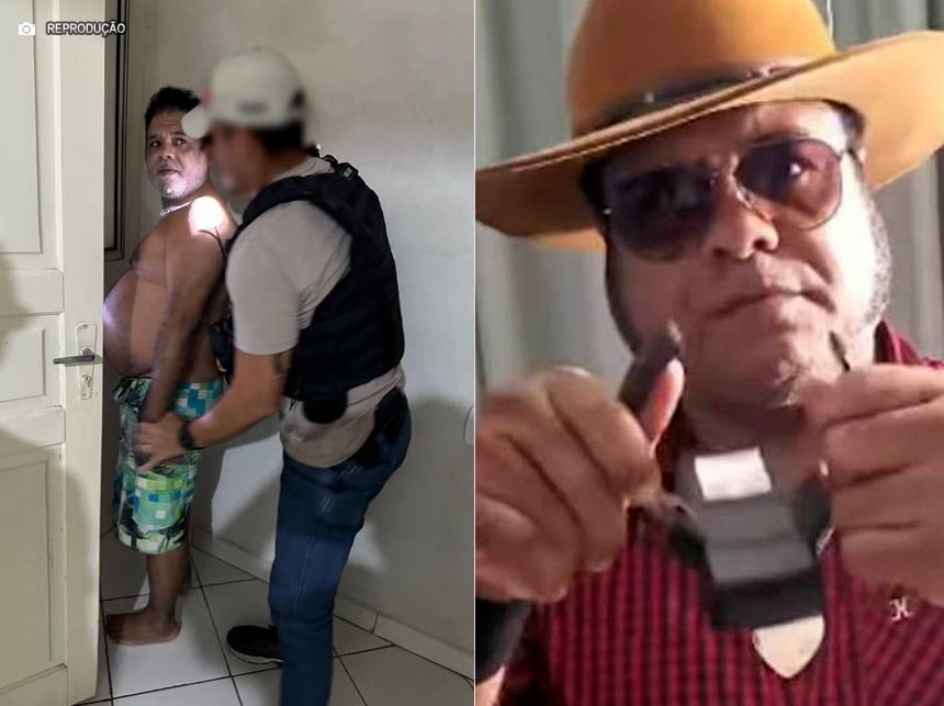 Policia federal prende o radialista Roque Saldanha investigado do 8/1 após violar tornozeleira eletrônica