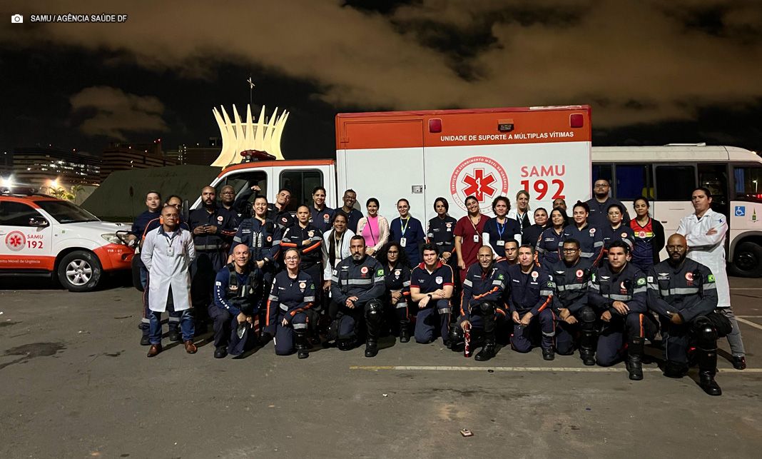 SAMU-DF: Saúde reforça atendimento durante festividades de Ano Novo