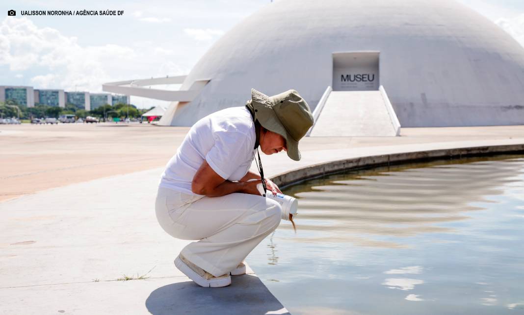Vigilância Ambiental em Saúde realiza ação contra a dengue no Plano Piloto