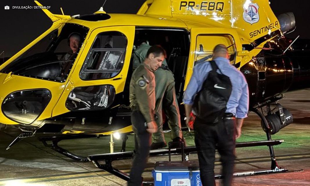 Detran-DF realiza o 1° transporte de órgão para transplante em 2025