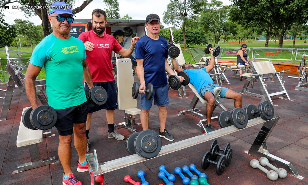 Academia pública do Parque da Cidade vira ponto de encontro e saúde para brasilienses