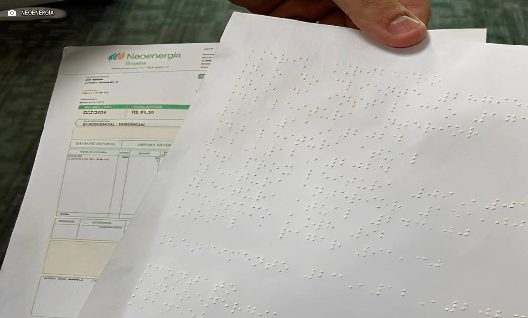 Clientes do DF agora podem solicitar conta de energia elétrica em braille