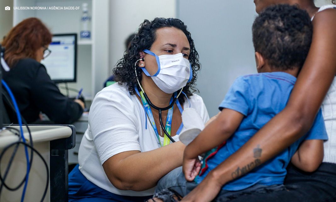 Lucilene Florêncio reforça pediatria para garantir atendimento a crianças com gripe no DF