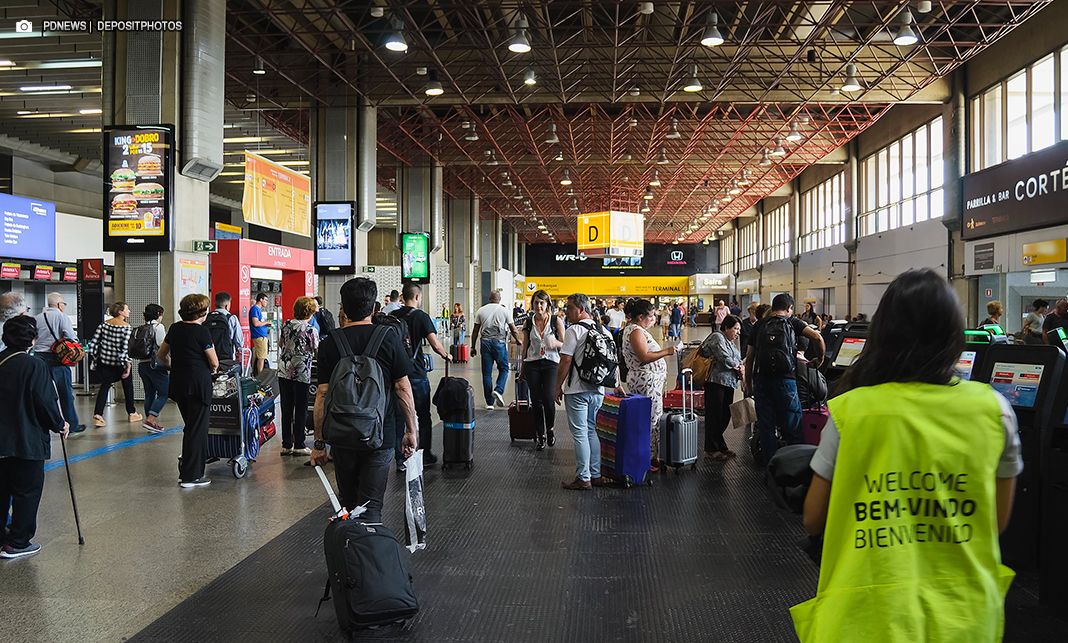 Brasil recebe 2,7 milhões de passageiros internacionais em janeiro e bate recorde