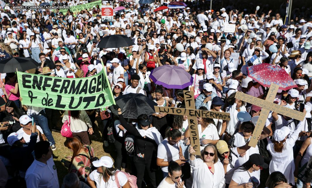 Enfermagem volta às ruas em março por reajuste do piso e jornada de 30 horas