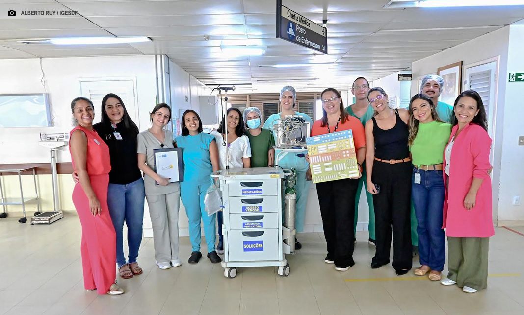Hospital de Base e Hospital Regional da Asa Norte compartilham conhecimento e tecnologia