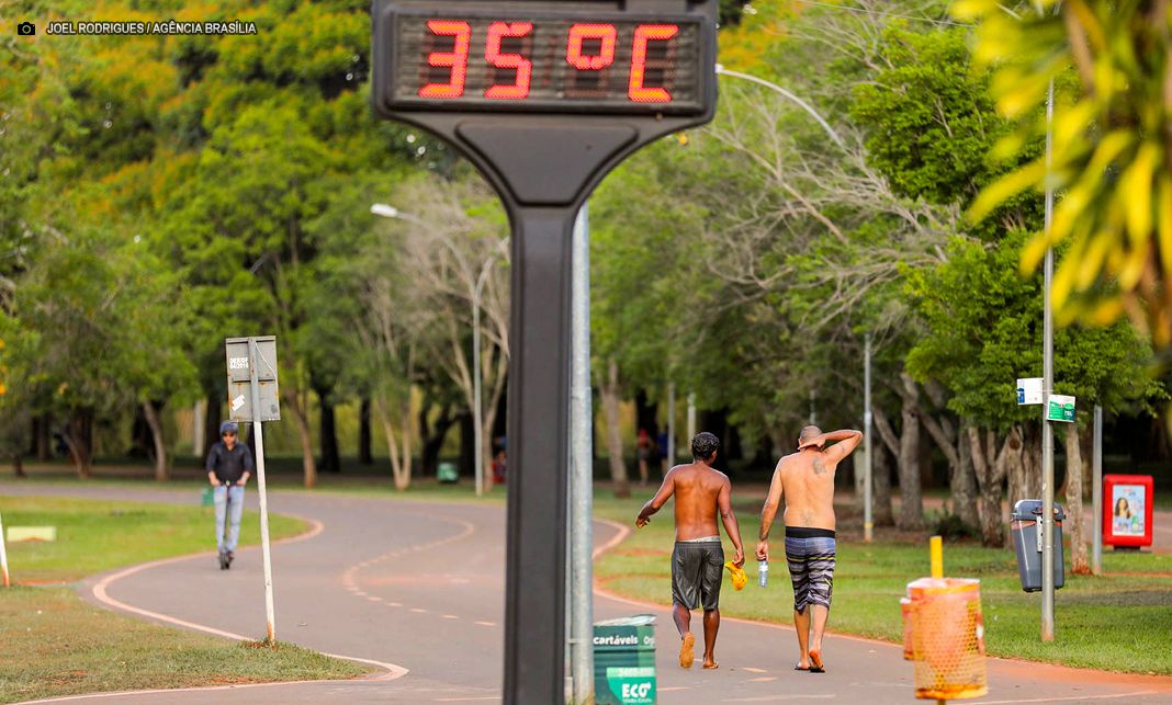 Distrito Federal e mais 11 estados são atingidos pela terceira onda de calor do ano