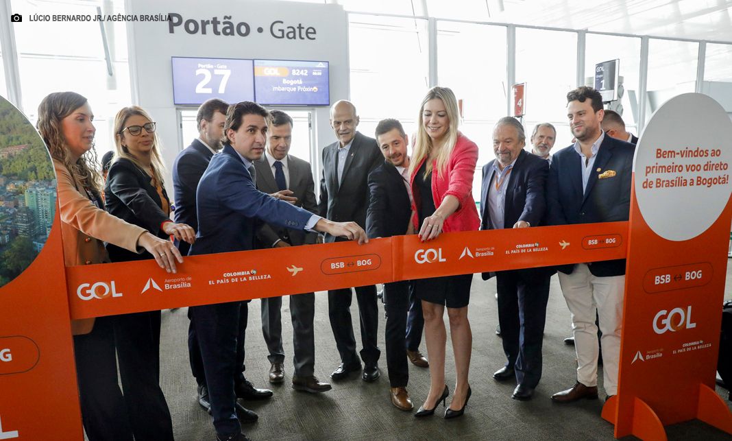 Brasília inaugura voo direto para Bogotá e se consolida como um dos maiores hubs do país