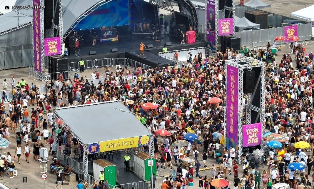 Domingo de Carnaval segue com segurança e tranquilidade no DF