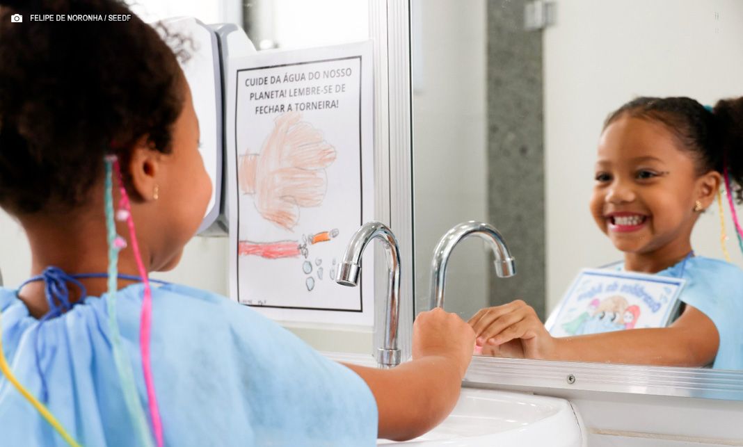 Alunos da EC 512 de Samambaia celebram o Dia Mundial da Água com ações pedagógicas