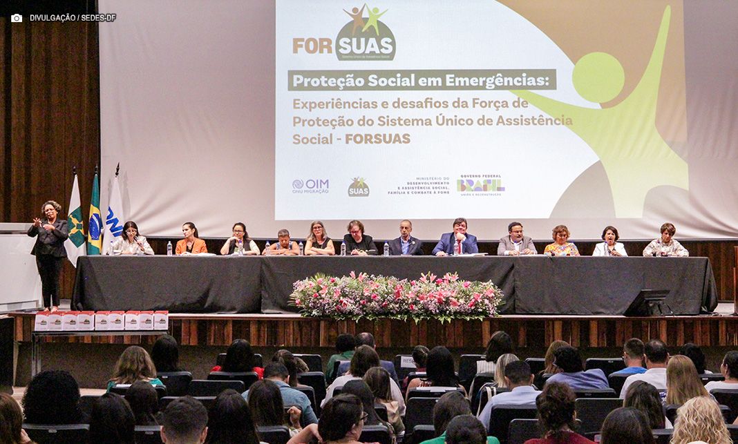Apoio do GDF ao Rio Grande do Sul é reconhecido no 1º Encontro de Proteção Social em Emergências
