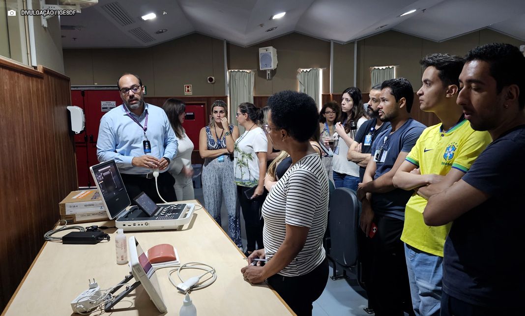 Profissionais do HRSM fazem curso de ultrassonografia de imagem na odontologia