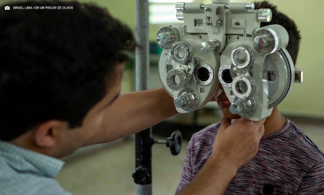 Estudantes de escolas públicas do Gama são atendidos em mutirão oftalmológico