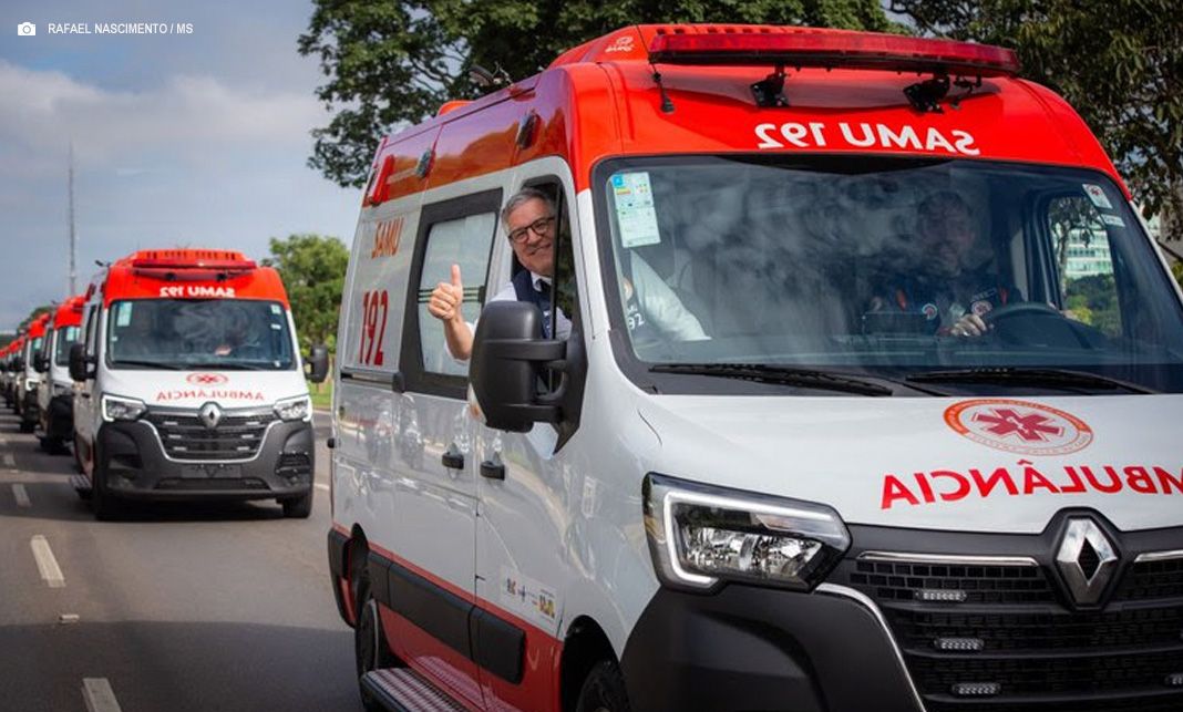 Governo Federal entrega mais 156 novas ambulâncias para 114 municípios