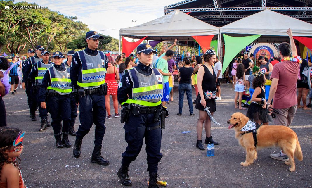 Segurança: Carnaval no DF tem redução de 42,9% na média diária de registros policiais