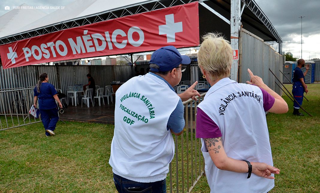 Vigilância Sanitária acompanha os blocos de carnaval no DF