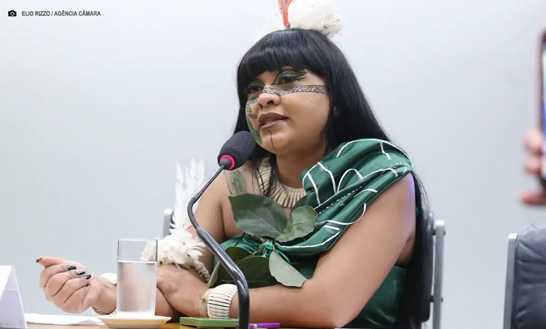 Célia Xakriabá denuncia ao STF violência policial durante marcha