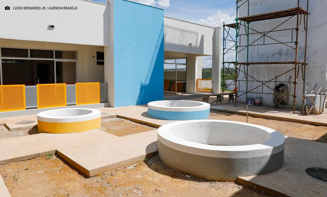 Primeira creche pública do Riacho Fundo oferecerá atendimento integral para 188 crianças