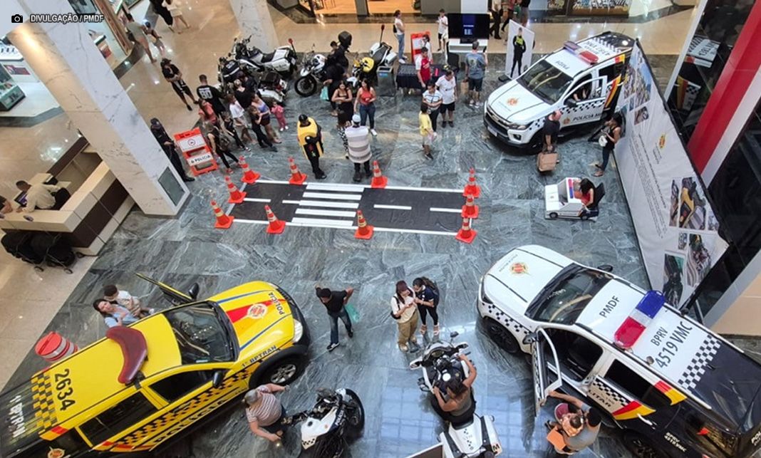 Shopping em Taguatinga recebe exposição sobre educação no trânsito