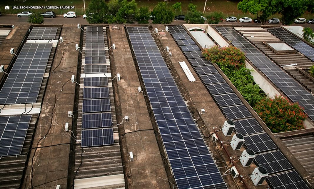 Saúde dá exemplo de sustentabilidade com uso de energia solar no DF