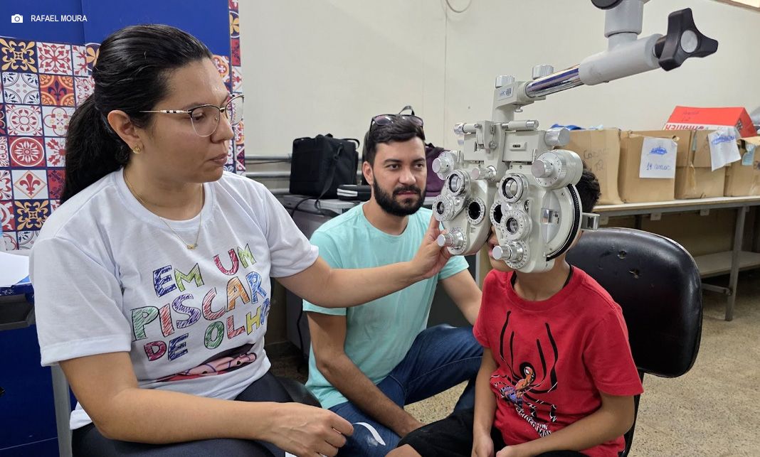 Projeto leva exames de vista gratuitos para 800 crianças da Fercal e de Sobradinho II