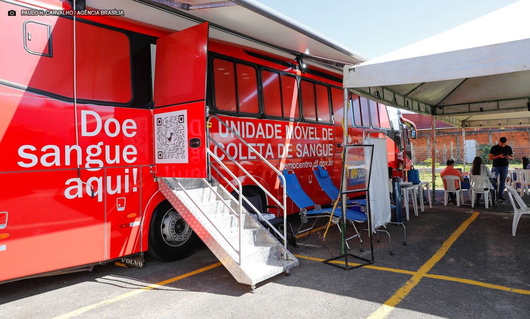 Hemocentro promove coleta de sangue em Planaltina com participação de atores da Via Sacra