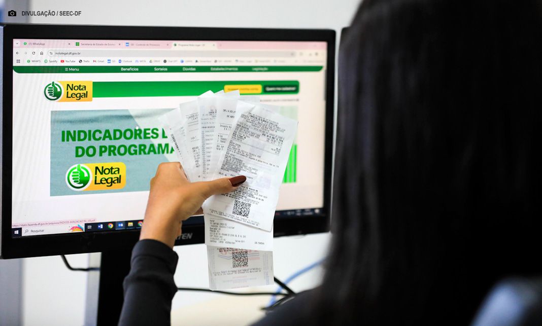 Nota Legal: quase meio milhão de reais à espera de resgate pelos sortudos do DF