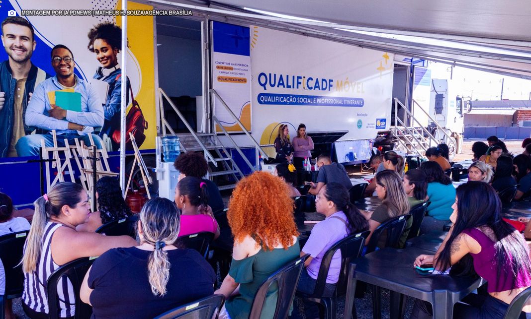 Qualifica DF Móvel oferece mais de mil vagas para qualificação profissional
