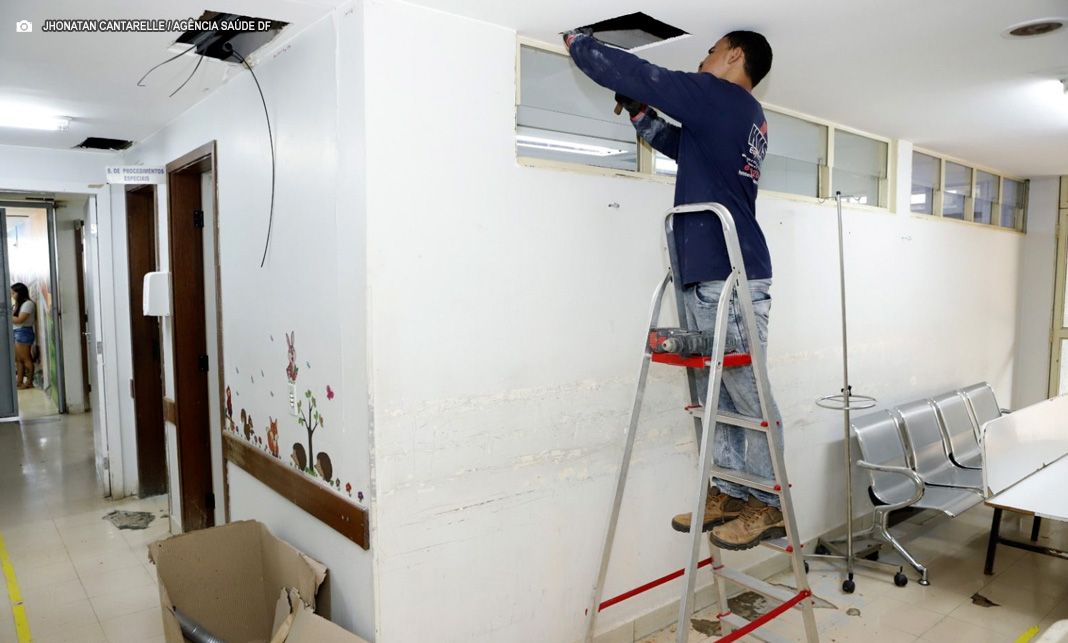 Reformas na pediatria do Hospital Regional de Ceilândia levam mais conforto a pacientes