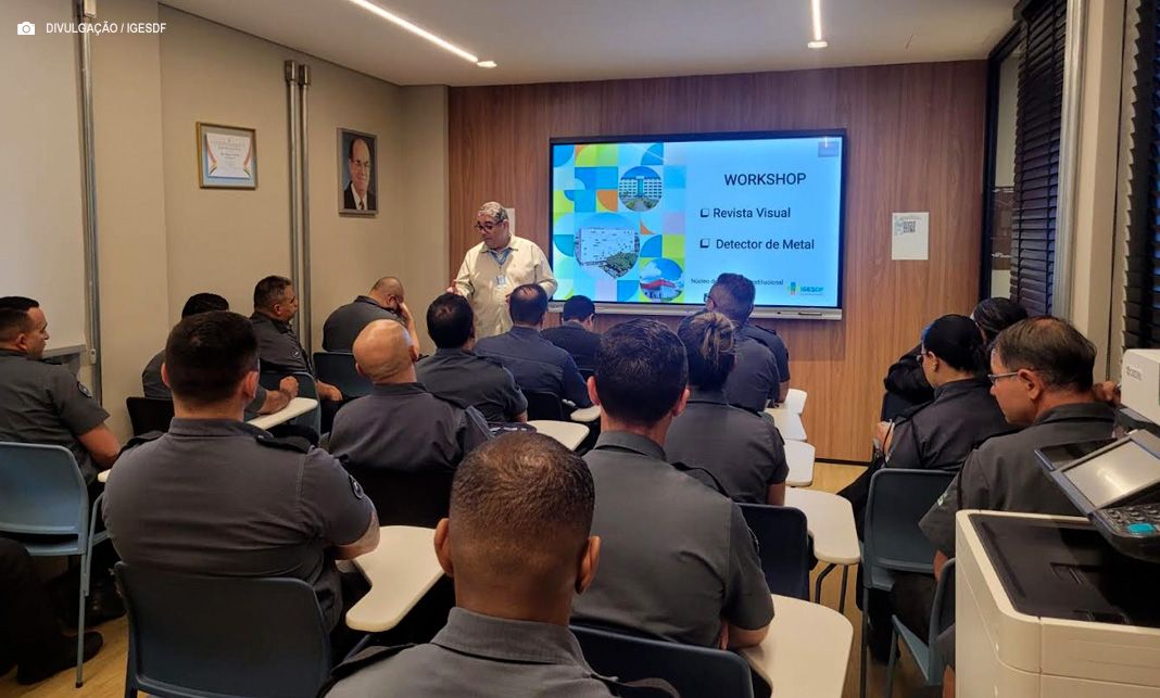 IGESDF realiza workshop sobre “Revista Visual e Uso de Detector de Metais” para equipes de segurança