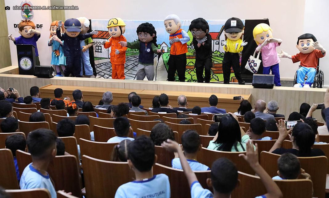 GDF lança Programa Turminha Mais Segura, com participação de estudantes da rede pública de ensino