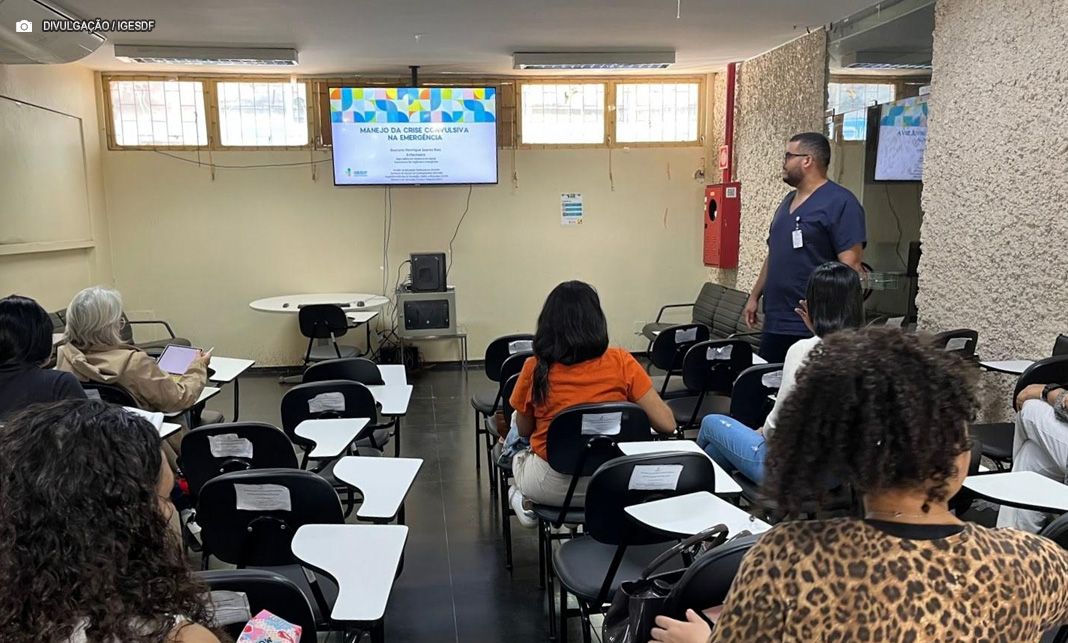 IGESDF capacita profissionais de saúde para manejo de crises convulsivas