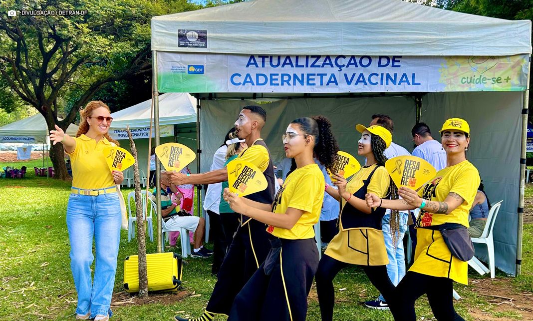 Ações educativas do Maio Amarelo alcançam 1,1 mil pessoas no fim de semana