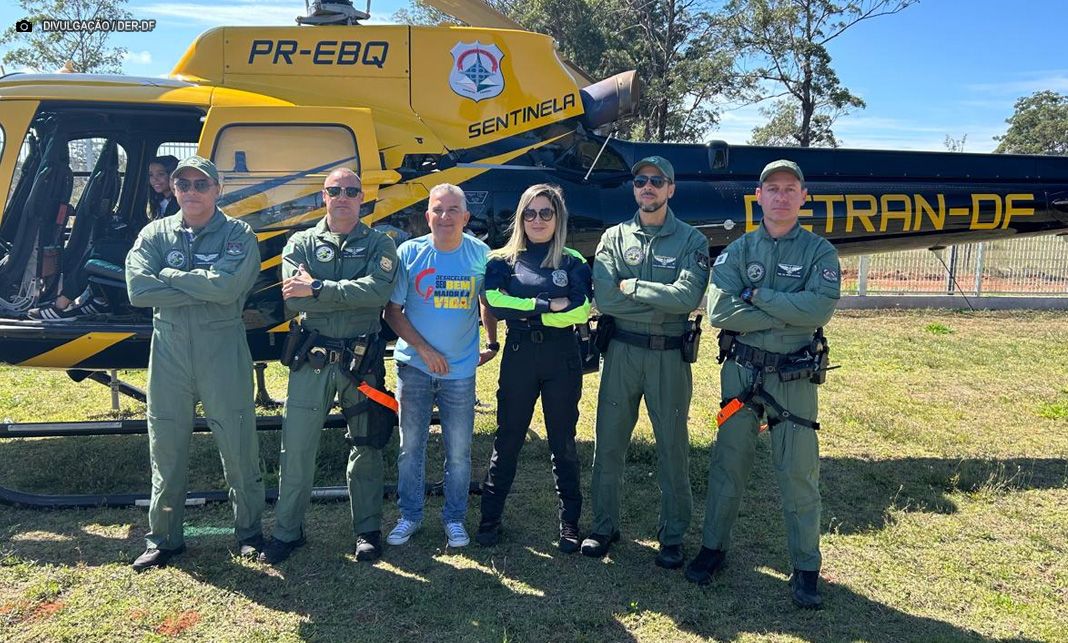 DER-DF termina campanha Maio Amarelo 2025 com mais de 30 mil atendimentos