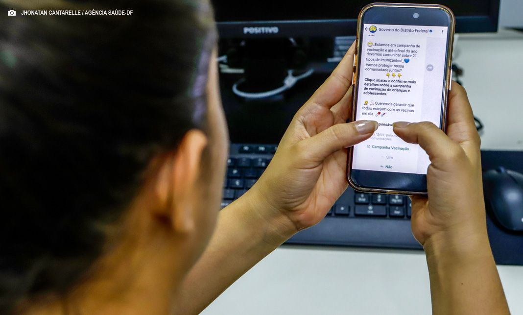 Secretaria de Saúde já enviou 130 mil mensagens para incentivar vacinação contra HPV em jovens