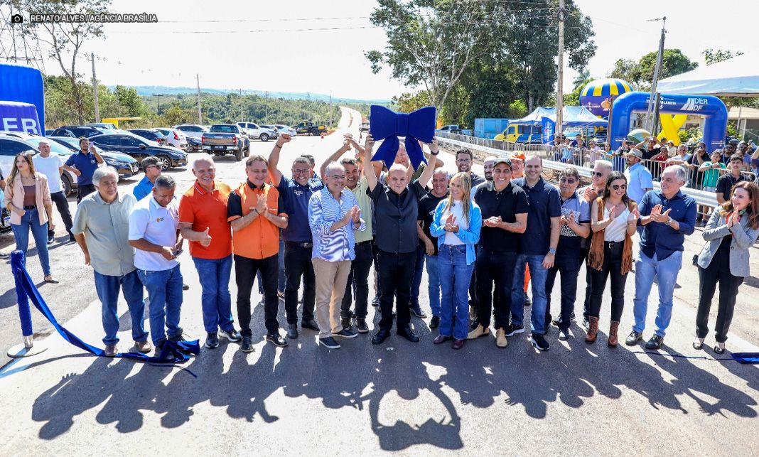 Ibaneis e Celina Leão inauguram duplicação da DF-140, com investimento de R$ 22 milhões, próxima a São Sebastião e do Jardim Botânico
