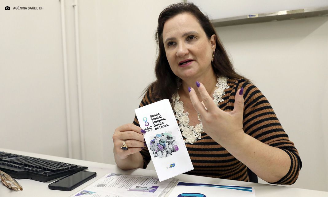 Maio Furta-Cor: Rede pública de saúde do DF oferece suporte à saúde mental das mães