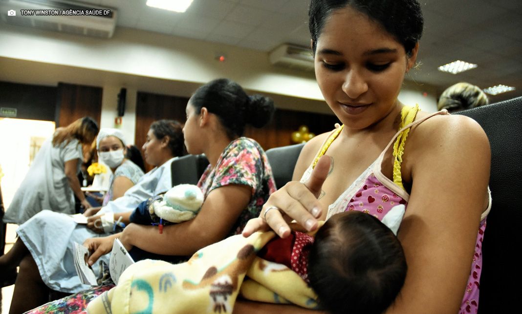 DF segue acima da média nacional em aleitamento de crianças até 2 anos