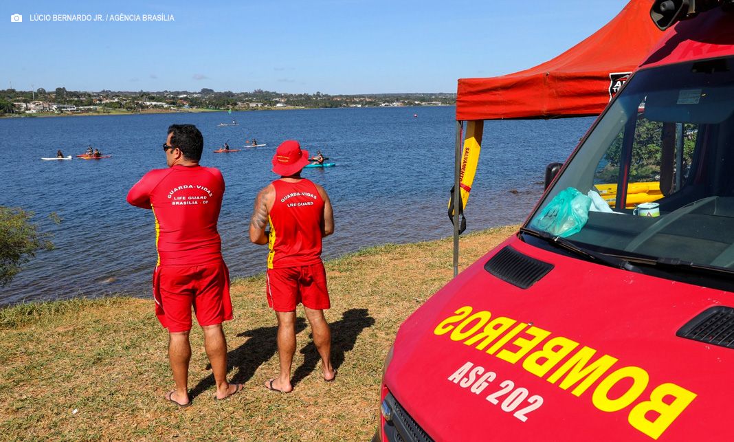 Bombeiros reforçam segurança no Lago Paranoá com novos postos de socorro