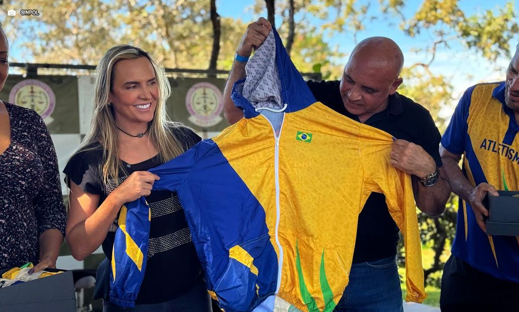 Com maior delegação da história, 185 atletas da PCDF embarcam para WPFG com apoio de parlamentares