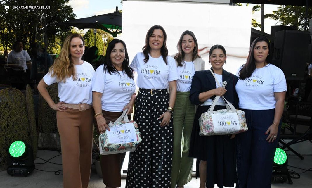 Bolsas confeccionadas por reeducandas ajudam mulheres em vulnerabilidade na campanha Fazer o Bem Tá na Moda
