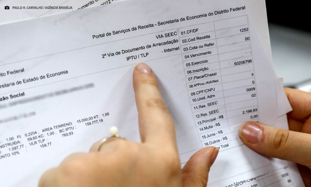 Programe-se: Segunda parcela do IPTU no DF começa a vencer nesta segunda (16)