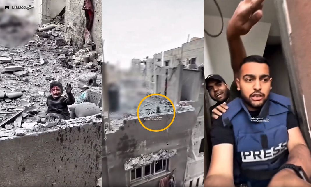 Você consegue ficar em paz vendo uma cena dessas? Questiona Jorge Vianna, sobre a destruição em Gaza